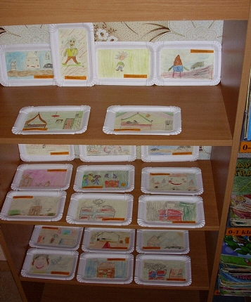 Kiekvienas vaikas  nupiešė iliustraciją labiausiai patikusiai knygai