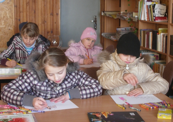Vaikų Metų knygos rinkimų akcija Vankiškių bibliotekoje